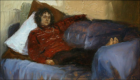 PORTRAIT OF LIANE REIF LEHRER (ARTIST'S MOTHER) 